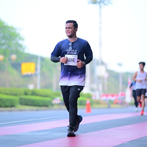 Race photo from KEMLU RUN 2026