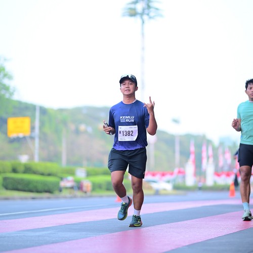 Race photo from KEMLU RUN 2026