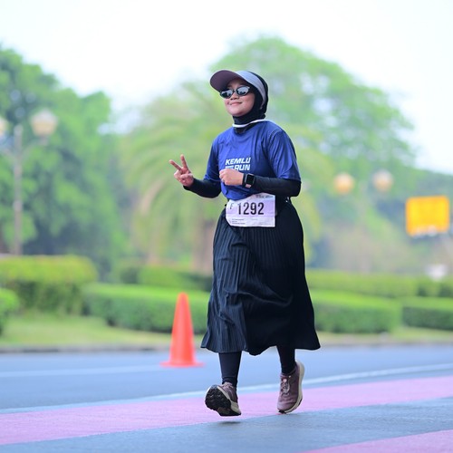 Race photo from KEMLU RUN 2026