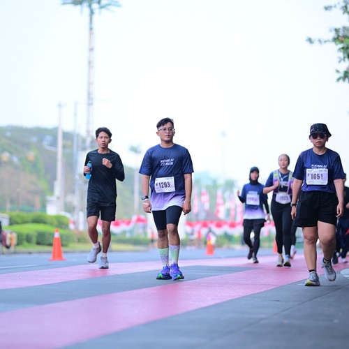 Race photo from KEMLU RUN 2026