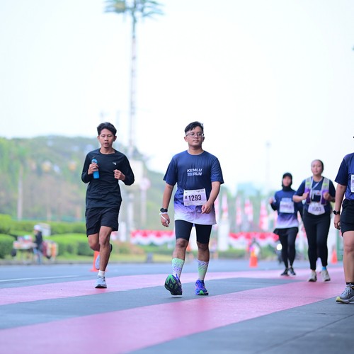 Race photo from KEMLU RUN 2026