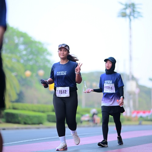 Race photo from KEMLU RUN 2026