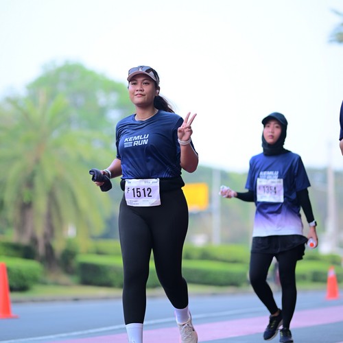 Race photo from KEMLU RUN 2026