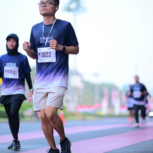 Race photo from KEMLU RUN 2026