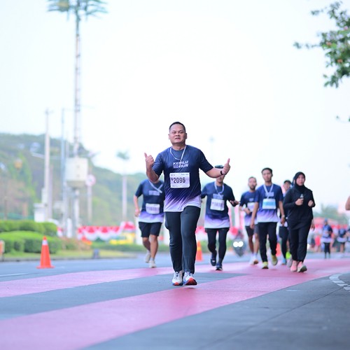 Race photo from KEMLU RUN 2026