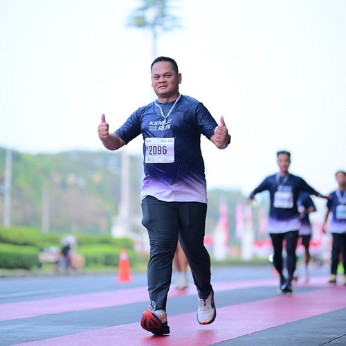 Race photo from KEMLU RUN 2026