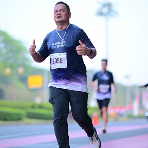 Race photo from KEMLU RUN 2026