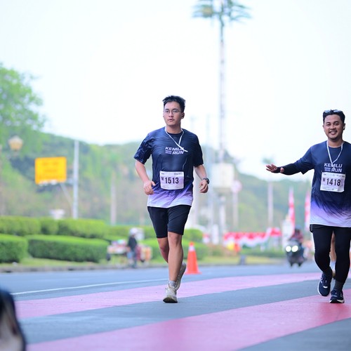 Race photo from KEMLU RUN 2026