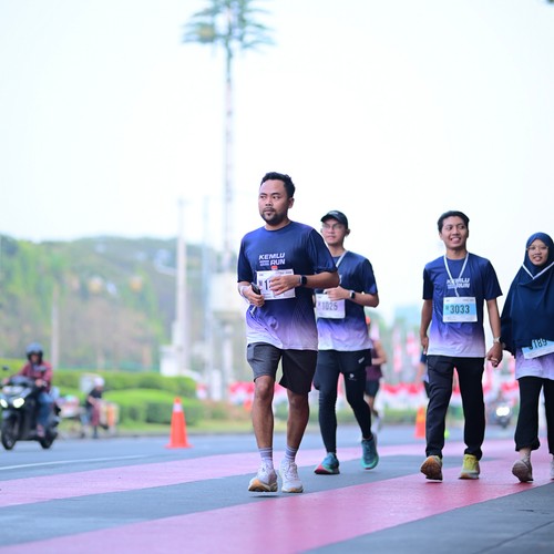Race photo from KEMLU RUN 2026