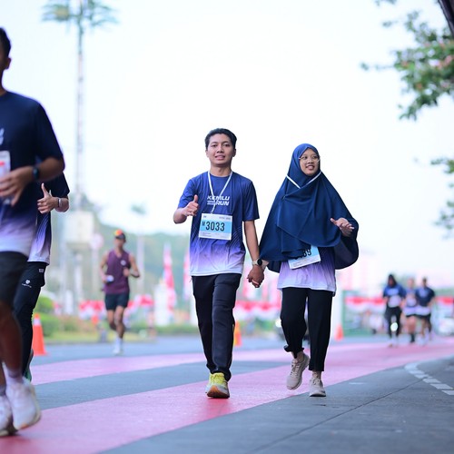 Race photo from KEMLU RUN 2026