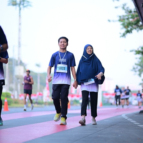 Race photo from KEMLU RUN 2026