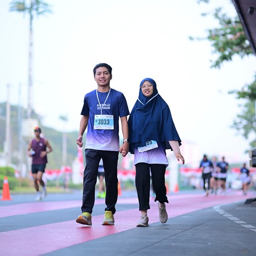 Race photo from KEMLU RUN 2026
