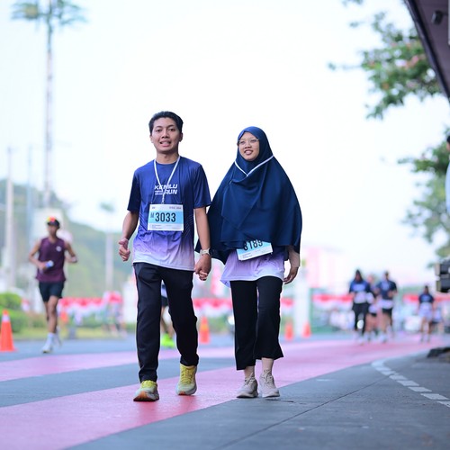 Race photo from KEMLU RUN 2026