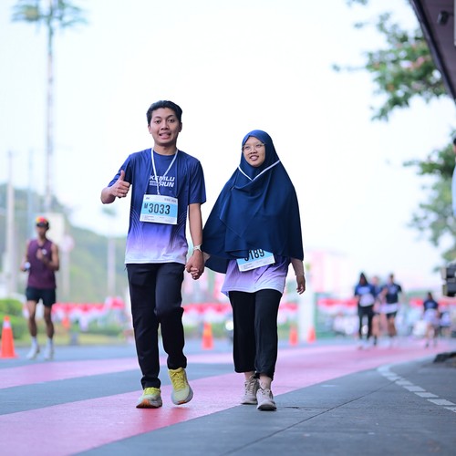 Race photo from KEMLU RUN 2026