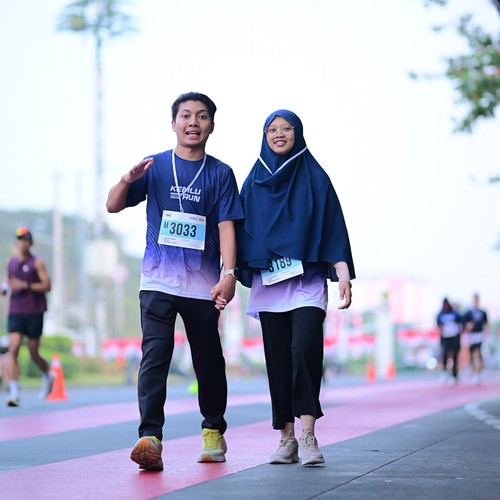 Race photo from KEMLU RUN 2026
