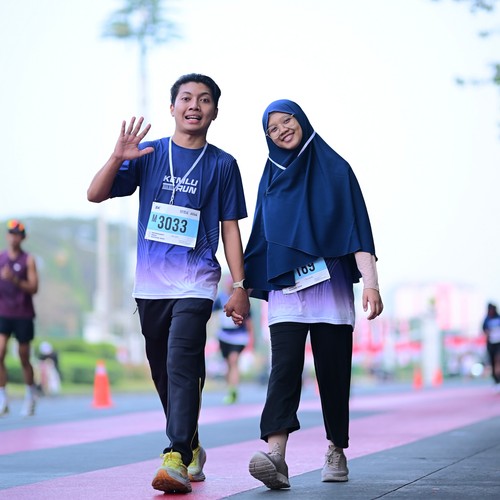 Race photo from KEMLU RUN 2026