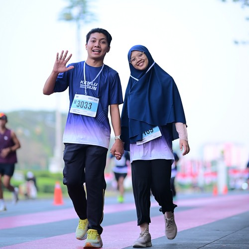 Race photo from KEMLU RUN 2026