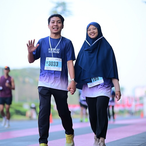 Race photo from KEMLU RUN 2026