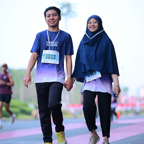 Race photo from KEMLU RUN 2026