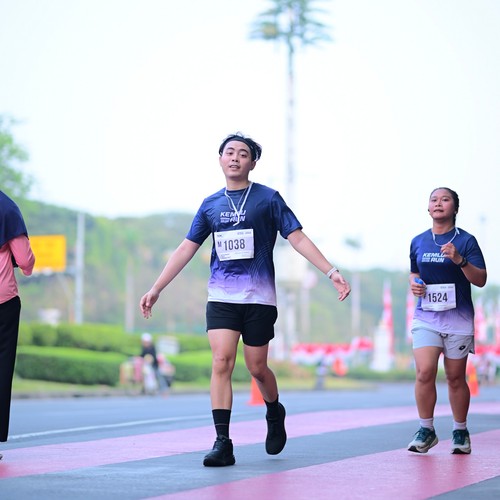 Race photo from KEMLU RUN 2026