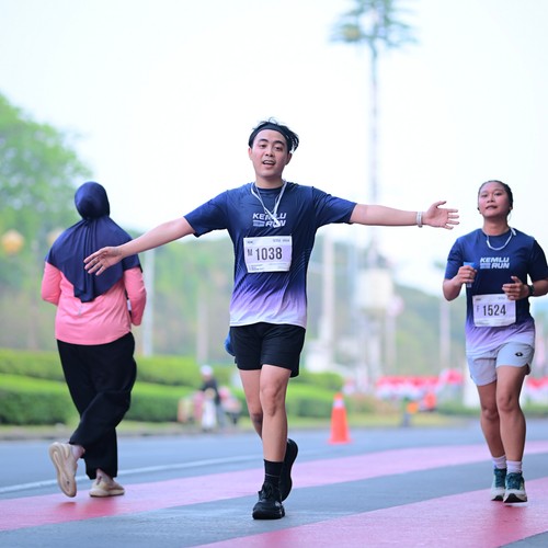 Race photo from KEMLU RUN 2026
