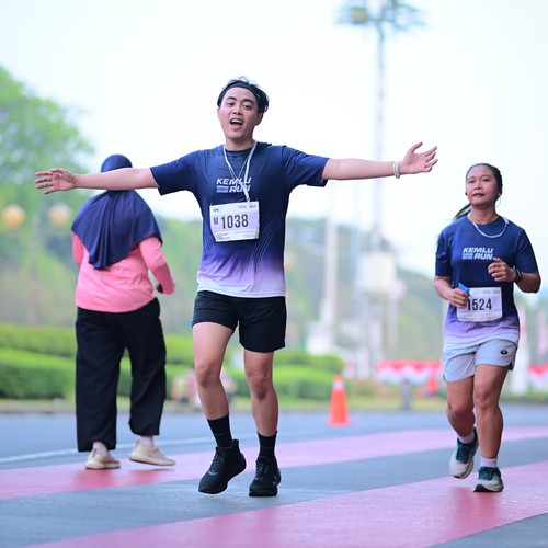 Race photo from KEMLU RUN 2026