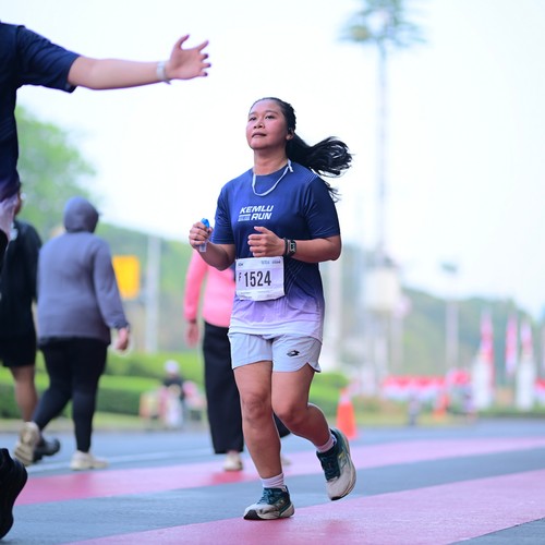 Race photo from KEMLU RUN 2026