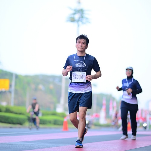 Race photo from KEMLU RUN 2026