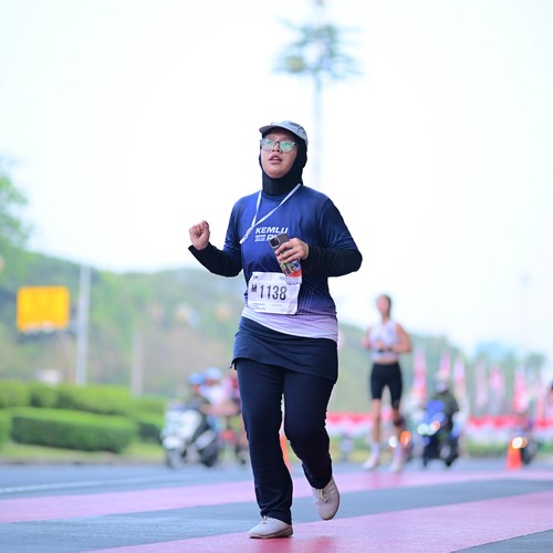 Race photo from KEMLU RUN 2026