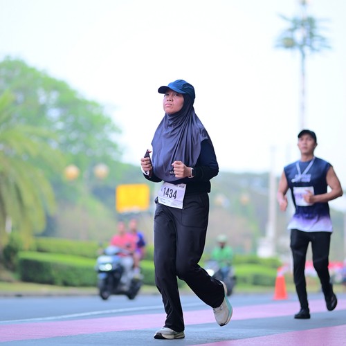 Race photo from KEMLU RUN 2026