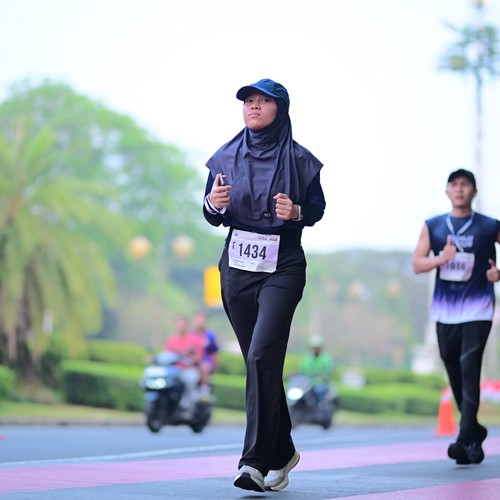 Race photo from KEMLU RUN 2026