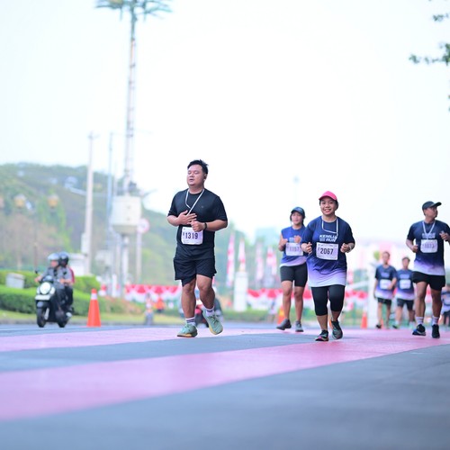 Race photo from KEMLU RUN 2026
