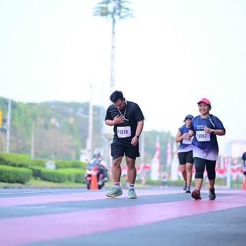 Race photo from KEMLU RUN 2026