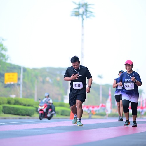 Race photo from KEMLU RUN 2026