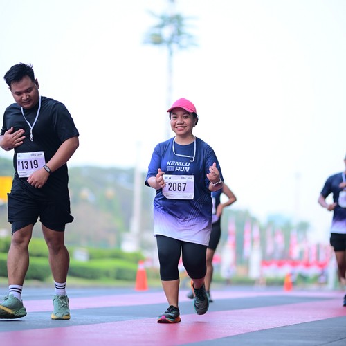 Race photo from KEMLU RUN 2026