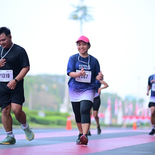 Race photo from KEMLU RUN 2026