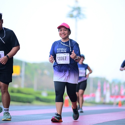 Race photo from KEMLU RUN 2026