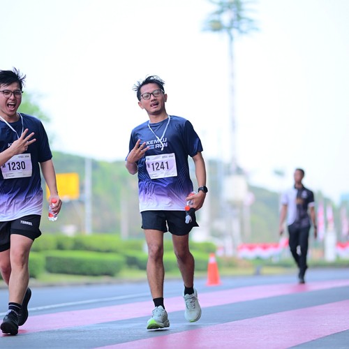 Race photo from KEMLU RUN 2026