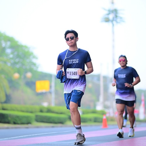 Race photo from KEMLU RUN 2026