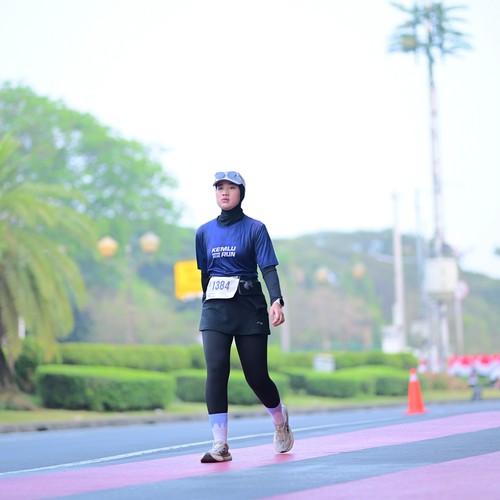 Race photo from KEMLU RUN 2026