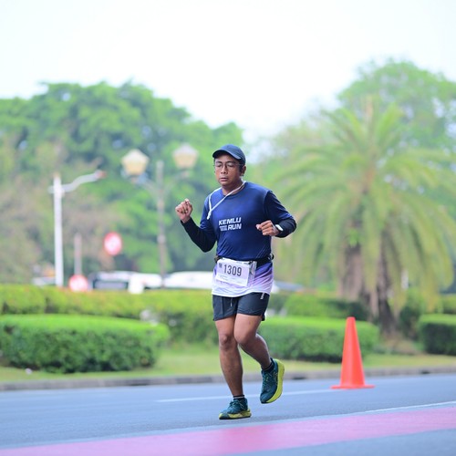 Race photo from KEMLU RUN 2026