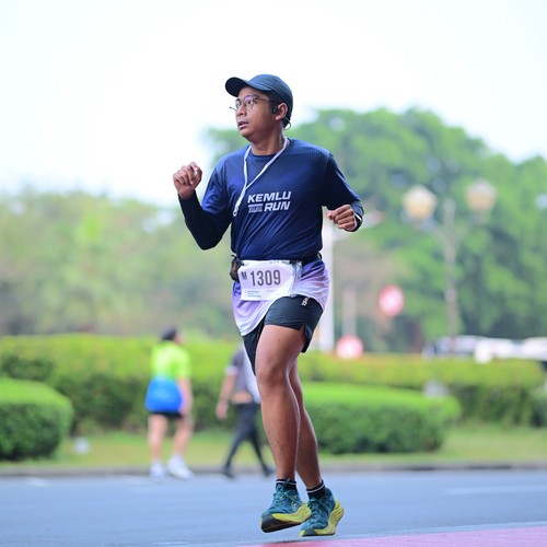 Race photo from KEMLU RUN 2026