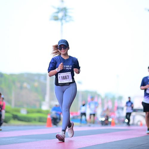 Race photo from KEMLU RUN 2026