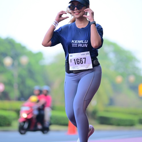 Race photo from KEMLU RUN 2026