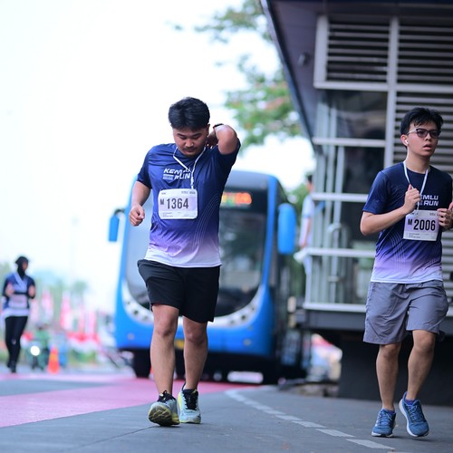 Race photo from KEMLU RUN 2026