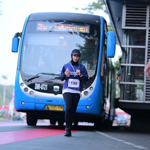 Race photo from KEMLU RUN 2026