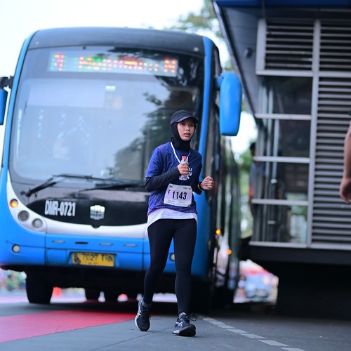 Race photo from KEMLU RUN 2026