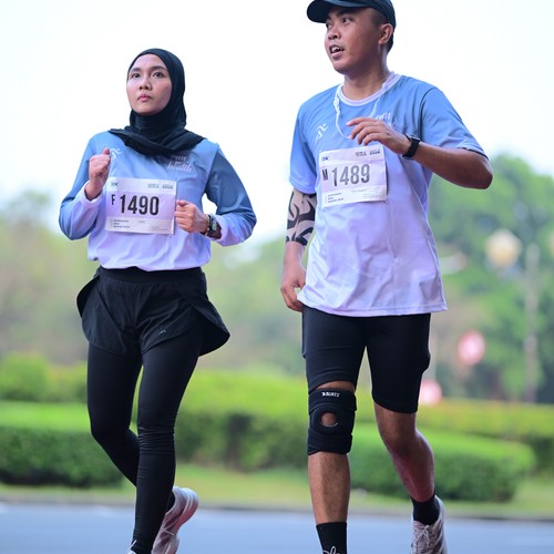 Race photo from KEMLU RUN 2026