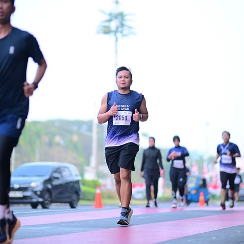 Race photo from KEMLU RUN 2026