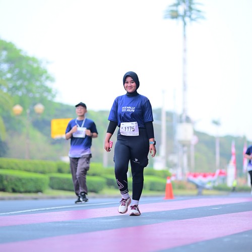Race photo from KEMLU RUN 2026